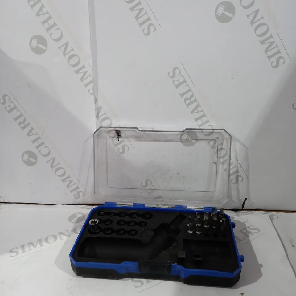 DESIGNER ELECTRIC SCREWDRIVER BITS SET WITH CASE