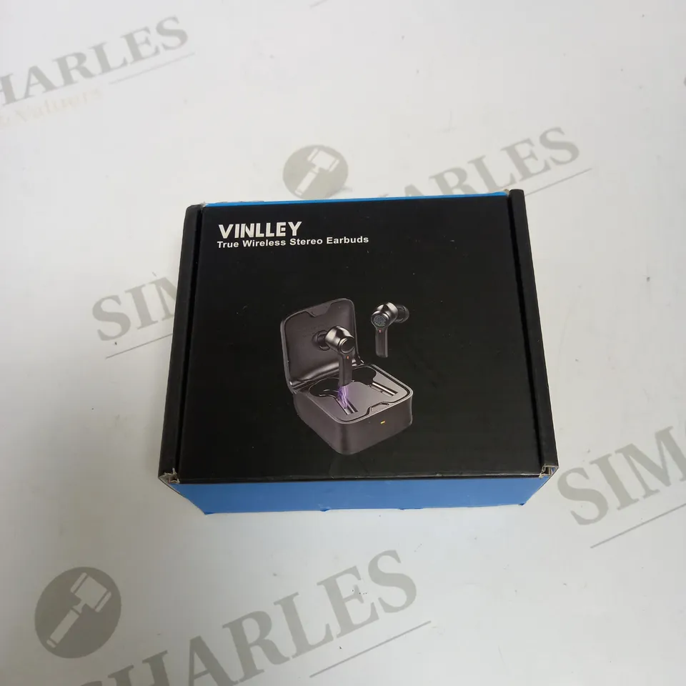 VINLLEY TRUE WIRELESS STEREO EARBUDS - BLACK