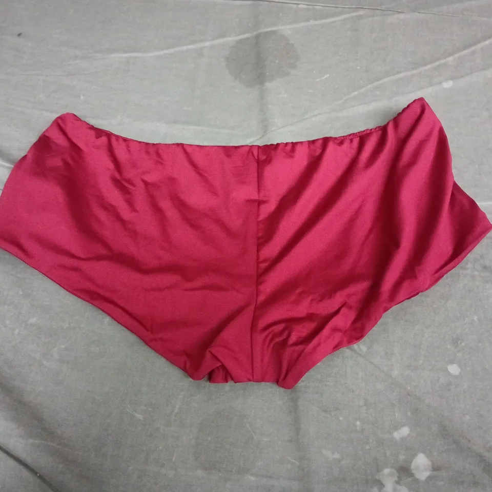 OH POLLY RED BIKINI BOTTOM – UK 14
