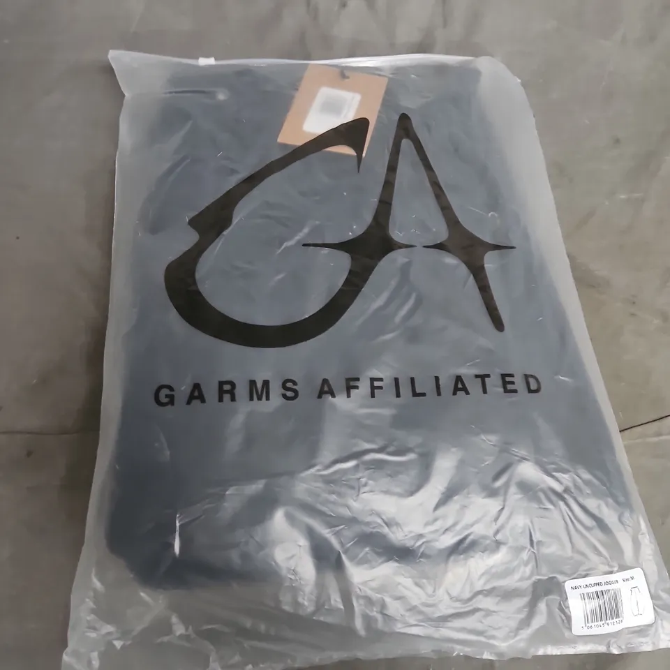 GARMS AFFILIATED NAVY UNCUFFED JOGGER – SIZE M