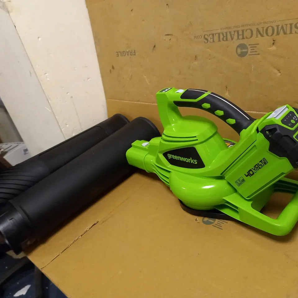 GREENWORKS LEAF BLOWER/VACUUM
