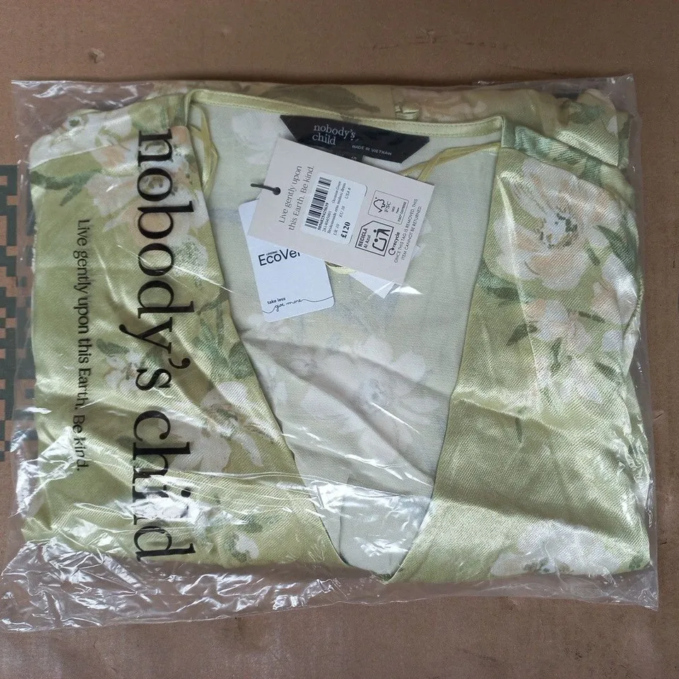 BAGGED NOBODY'S CHILD BRIDESMAIDS ERIN MIDAXI DRESS IN GREEN SIZE UK 10