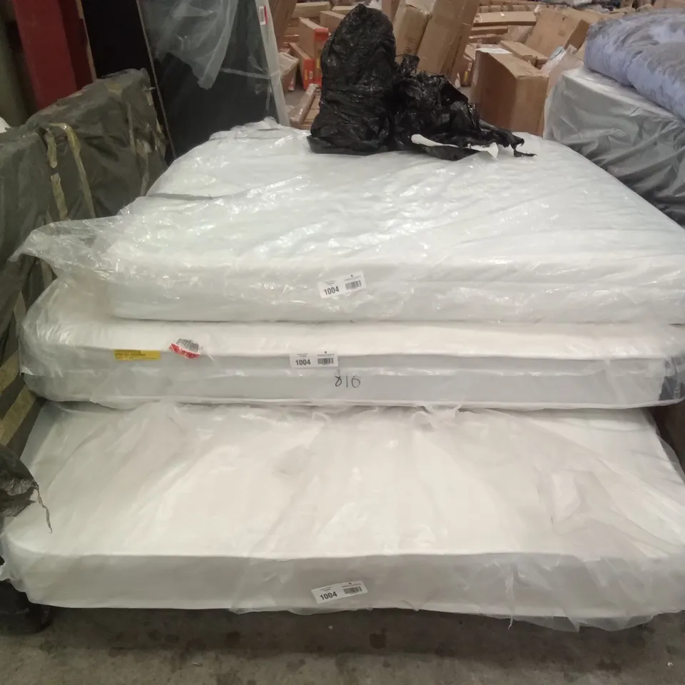 LOT OF 4 ASSORTED MATTRESS 