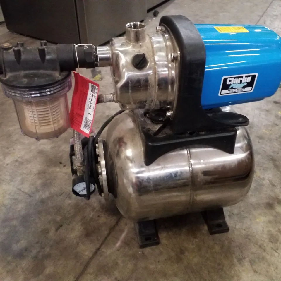 CLARKE BPT1200SS 1” STAINLESS STEEL BOOSTER PUMP - 230V