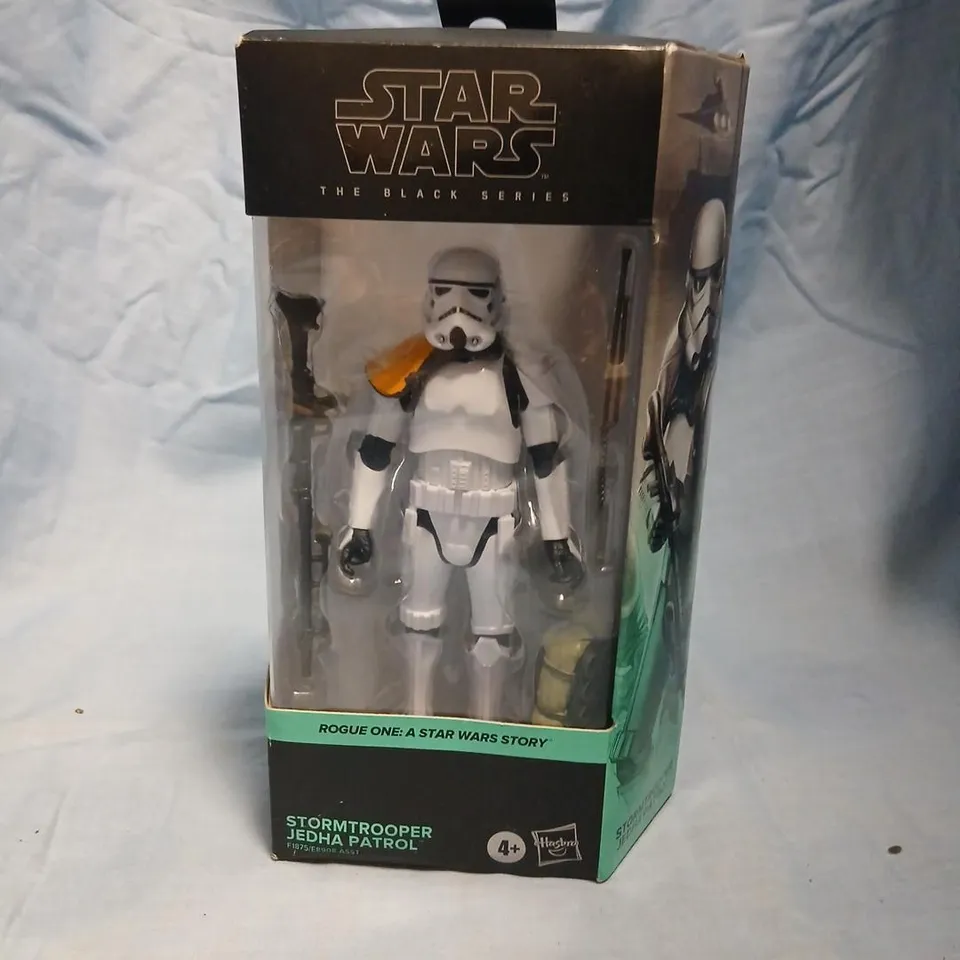 STAR WARS THE BLACK SERIES STORMTROOPER JEDHA PATROL FIGURE – ROGUE ONE, BOXED