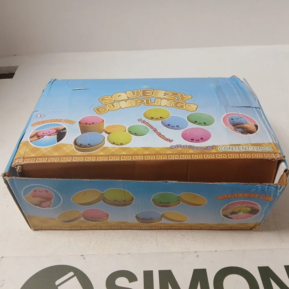 12-PACK COLOURFUL SQUISHY DUMPLINGS TOYS (AGE 3+)