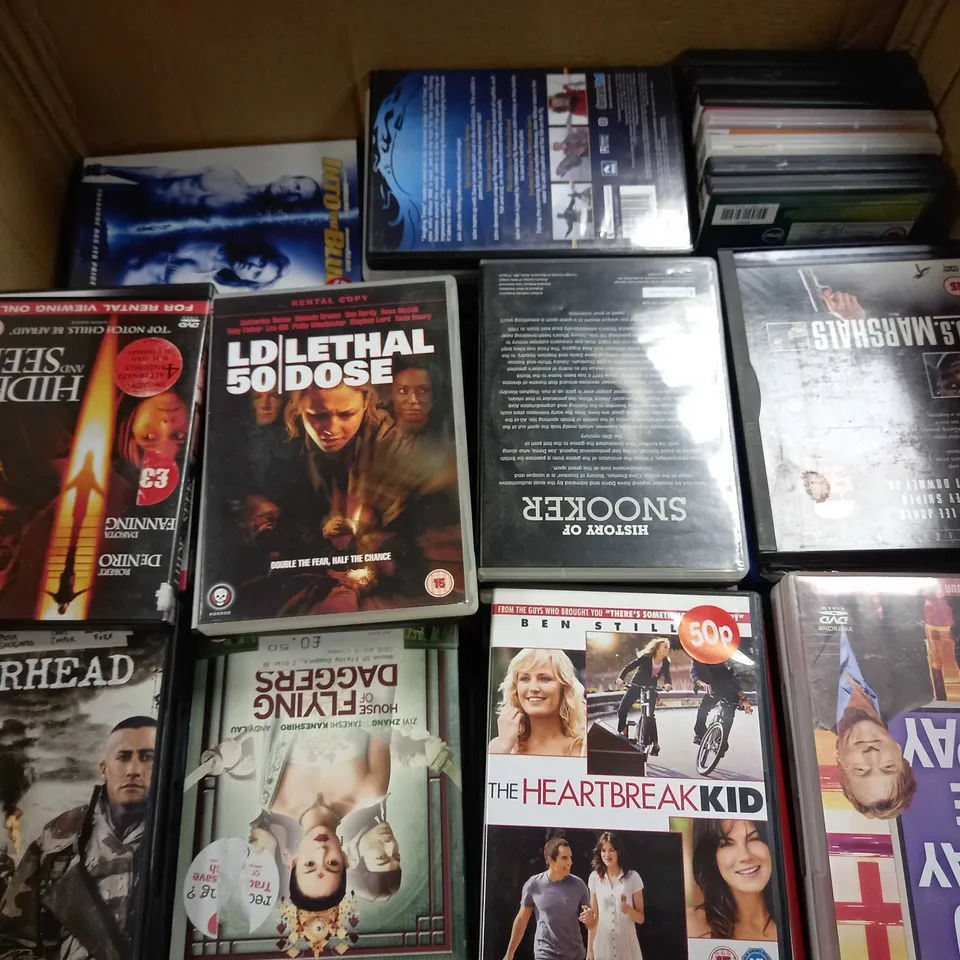 LOT OF APPROXIMATELY 100 ASSORTED DVDS