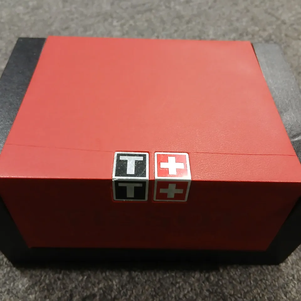 TISSOT LE LOCLE AUTOMATIC WATCH – BLACK DIAL, LEATHER STRAP