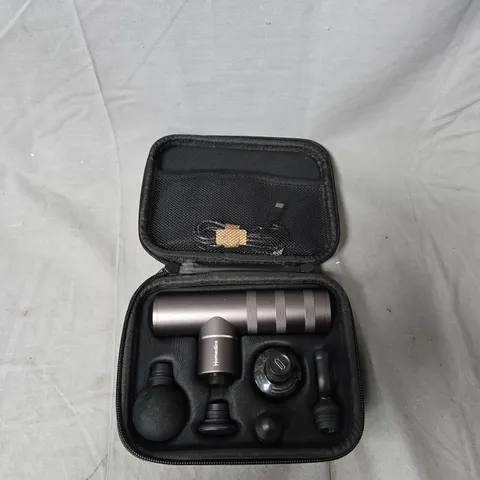 HOMEDICS HANDHELD MASSAGE MASSAGER WITH CASE AND ATTACHMENTS