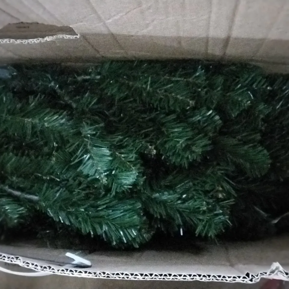 BOXED BALSAM 7FT GREEN FIR ARTIFICIAL CHRISTMAS TREE 
