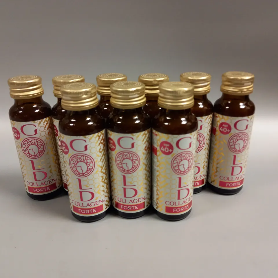 9 X GOLD COLLAGEN FORTE BOTTLES - 40+
