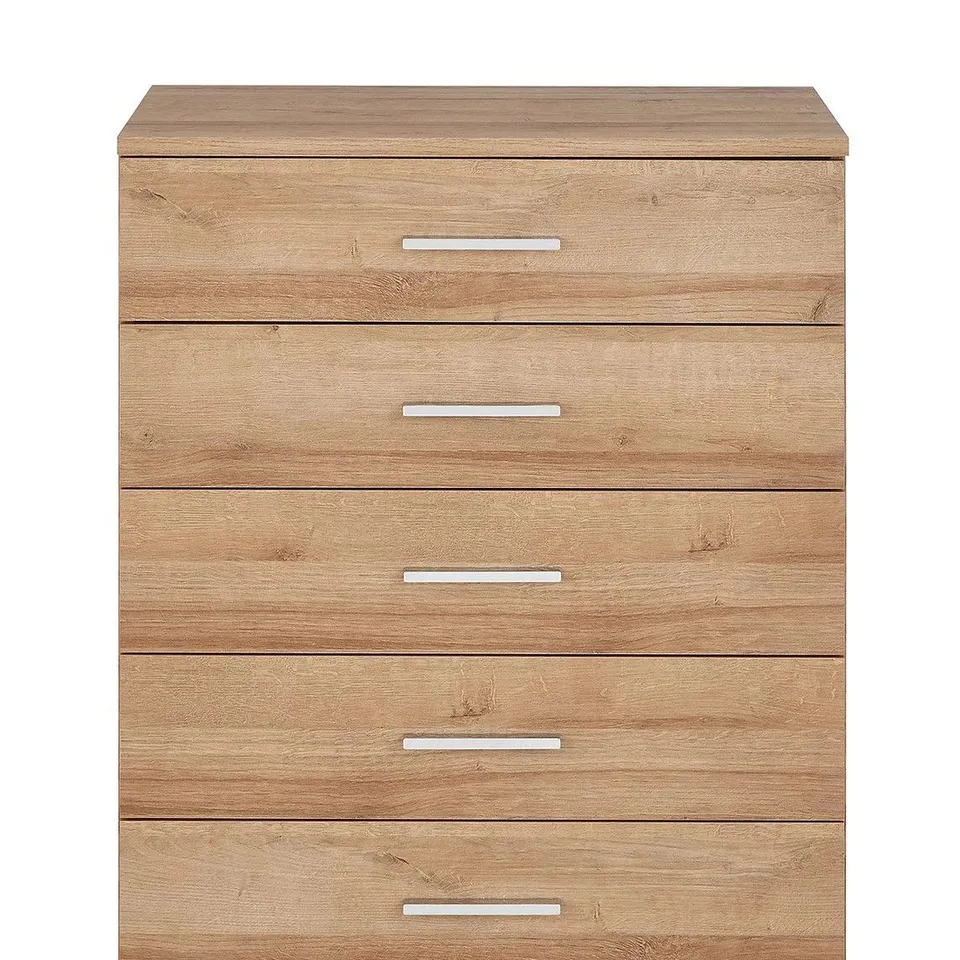 BOXED GRADE 1 PANAMA 5 DRAWER CHEST - WHITE (1 BOX) - COLLECTION ONLY  RRP £139