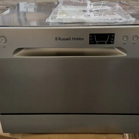 RUSSELL HOBBS COMPACT DISHWASHER IN SILVER - RHTTDW6S