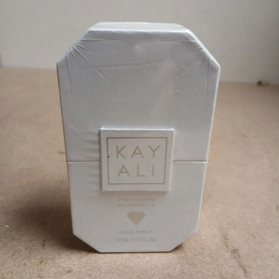 BOXED AND SELAED KAY ALI THE WEDDING SILK SANTAL EAU DE PARFUM 50ML