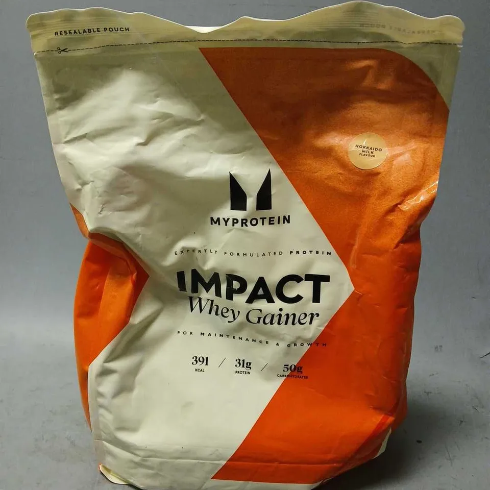 MYPROTEIN IMPACT WHEY GAINER (HIKKAIDO MILK) - 2.5kg