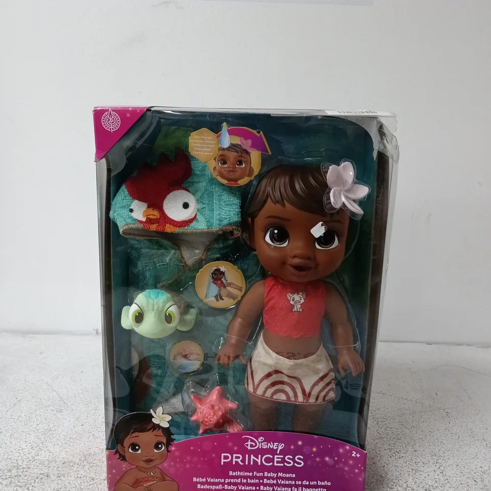 DISNEY PRINCESS MOANA BATHTIME DOLL – BOXED