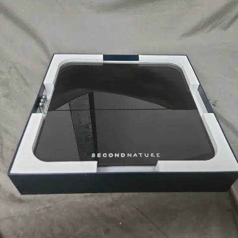 SECOND NATURE DECORATIVE BLACK GLASS SMART SCALES– BOXED