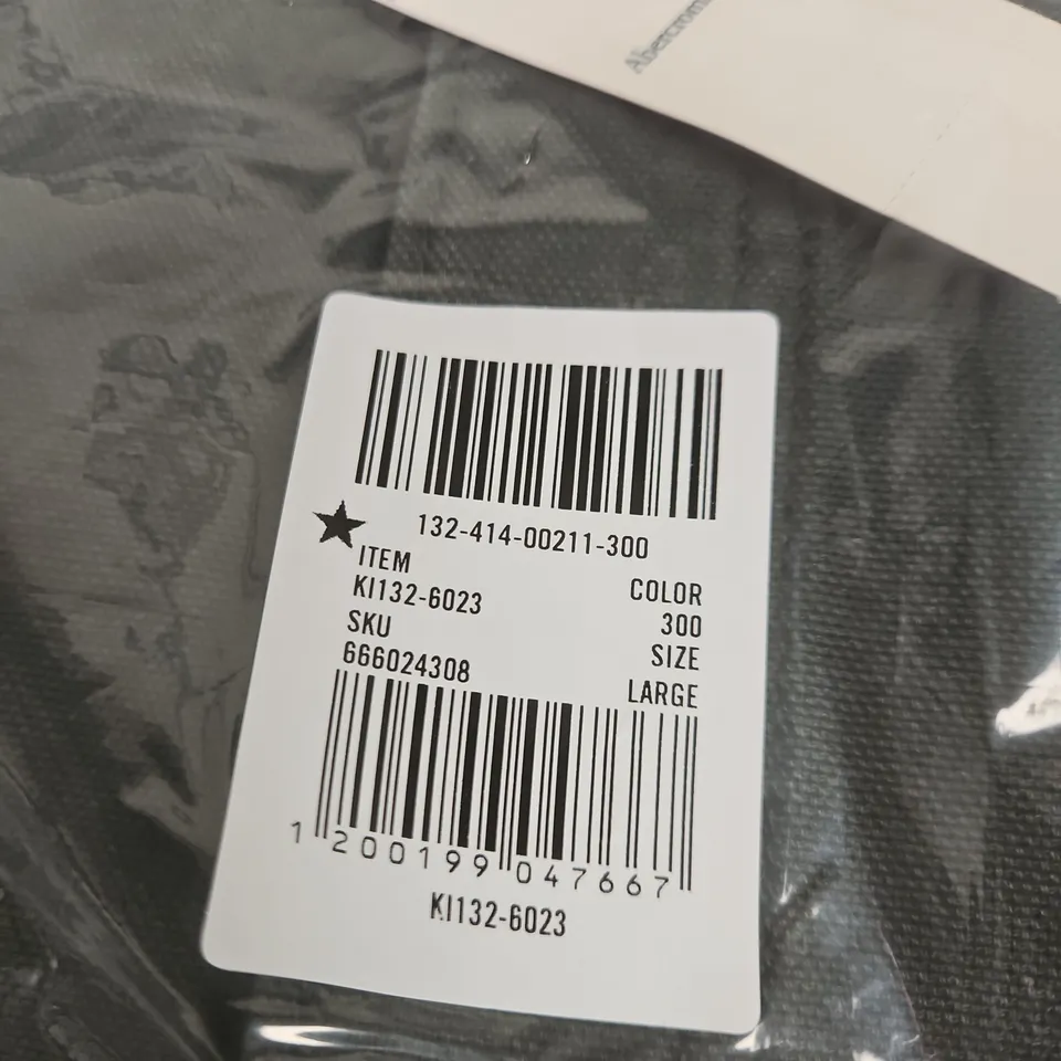 ABERCROMBIE & FITCH MENS GREEN COAT - LARGE