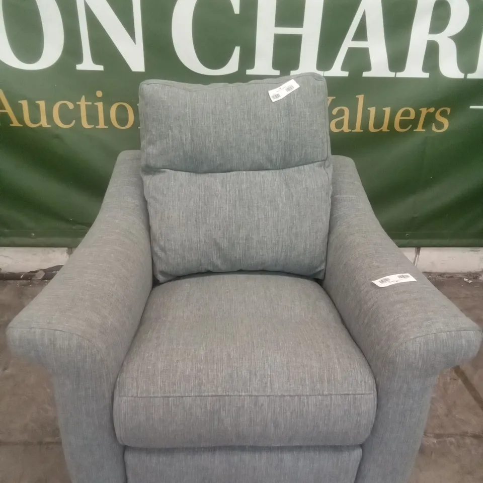 DESIGNER G PLAN MADE RILEY CHAIR - MORELLA WAVE FABRIC 