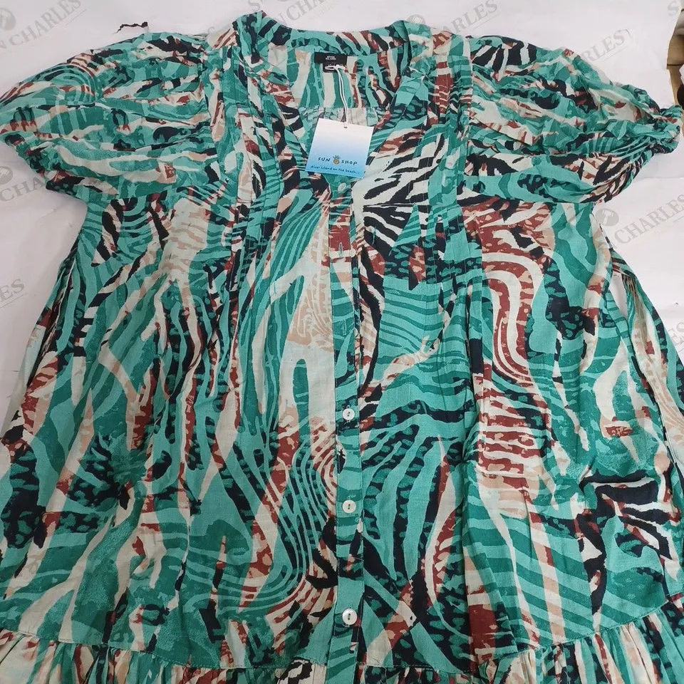 RIVER ISLAND RI RESORT 1 LIGHT BLUE DRESS - XS