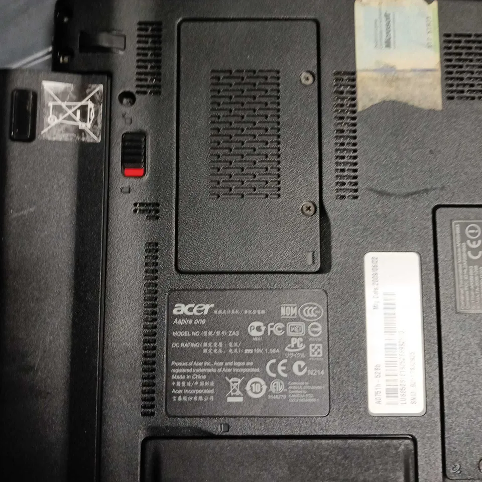 ACER ASPIRE ONE NETBOOK – BLUE