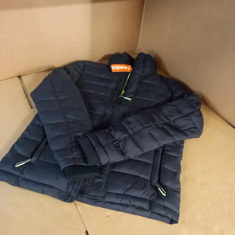SUPERDRY FUJI JACKET IN BLACK SIZE SMALL