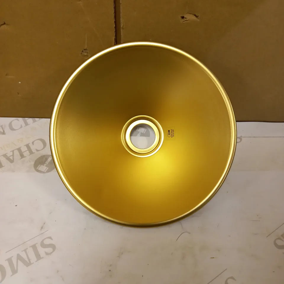 METAL AGED BRASS SHADE ONLY