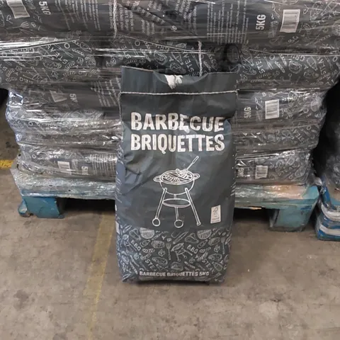 PALLET OF APPROXIMATELY 99X 5KG BAGS OF CHARCOAL BARBECUE BRIQUETTES