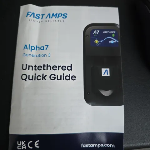 Fast Amps Alpha7 Gen 3 Untethered Audio Device – Boxed with Quick Guide