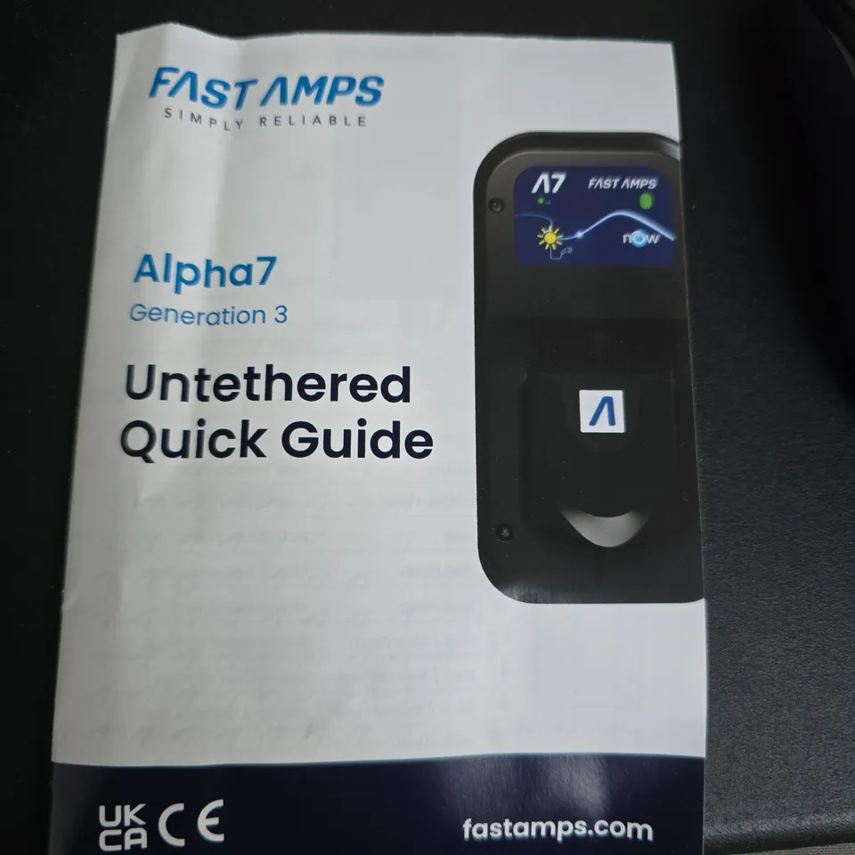Fast Amps Alpha7 Gen 3 Untethered Audio Device – Boxed with Quick Guide