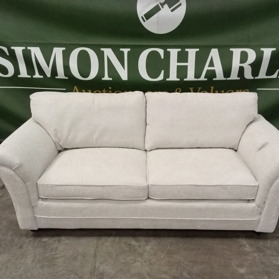 DURY CHUNKY WEAVE 3 SEATER STANDARD BACK SOFA - NATURAL RRP £599