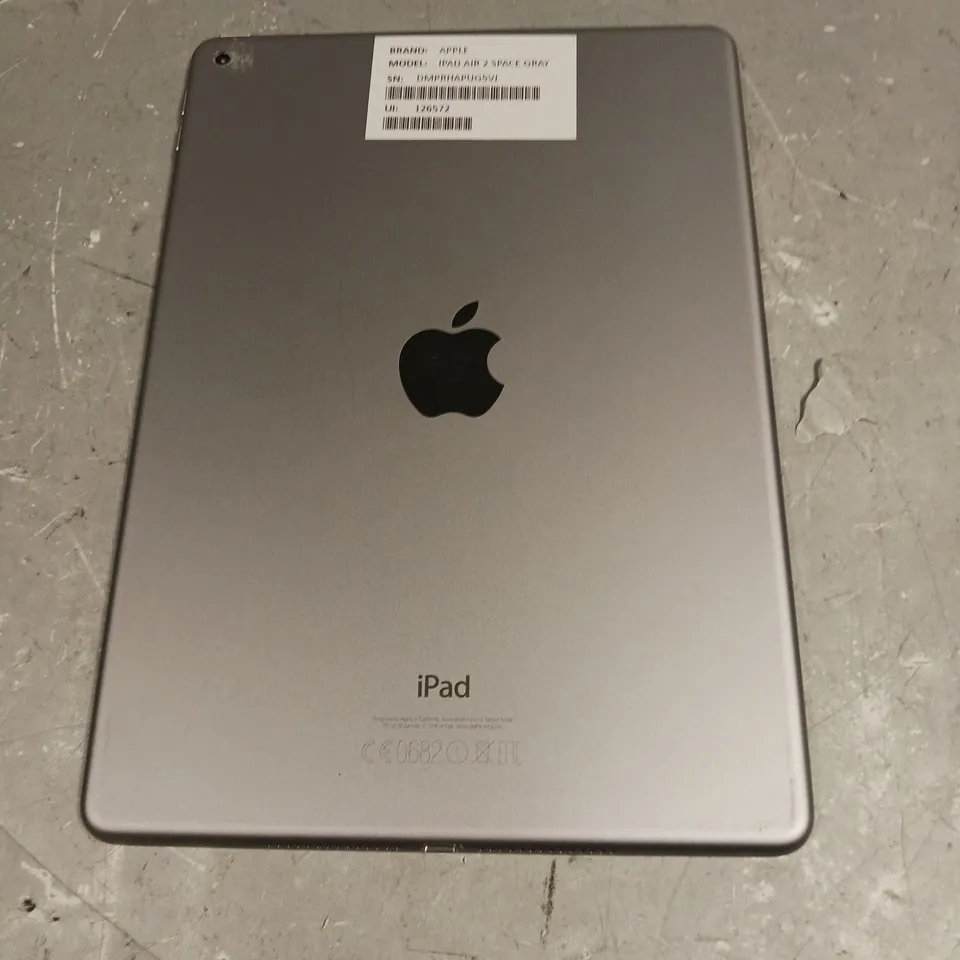 APPLE IPAD AIR 2 SPACE GREY - MODEL A1566