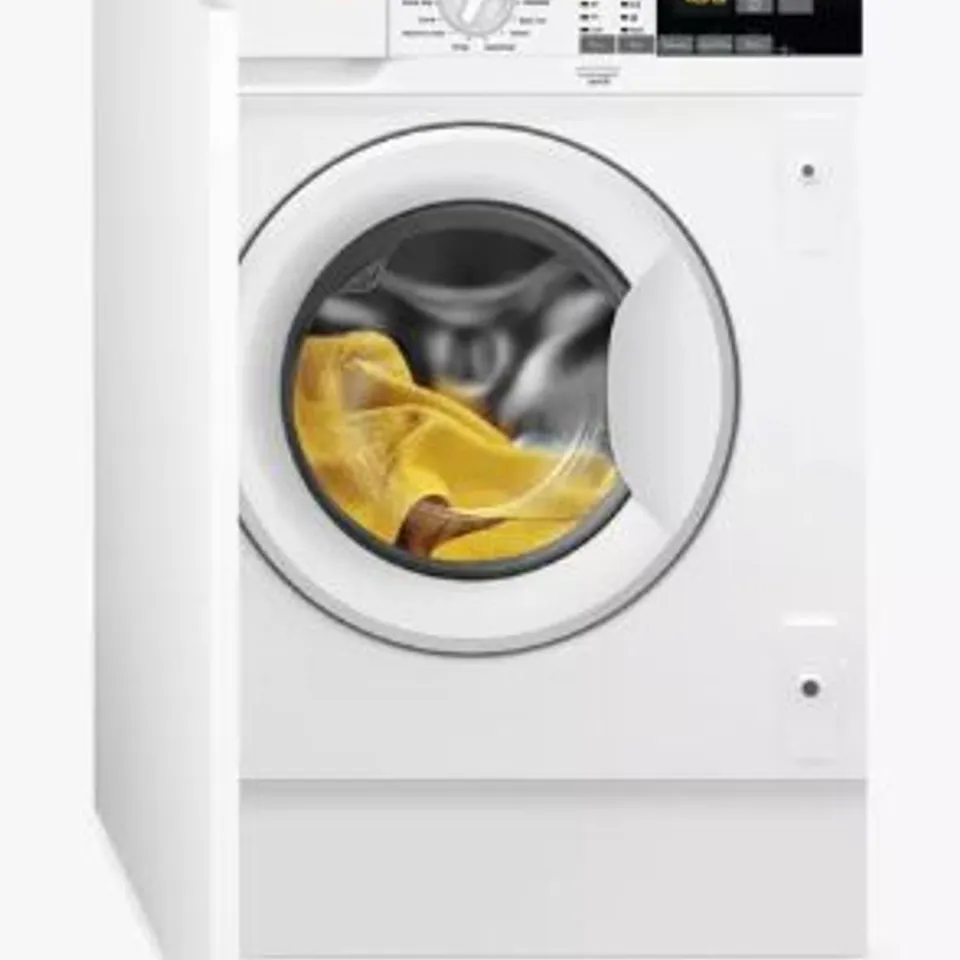 ZANUSI ZW84PCBI INTEGRATED WASHING MACHINE, 8KG LOAD, 1400RPM SPIN, WHITE