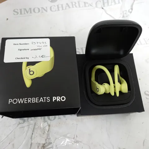 POWER BEATS PRO IN YELLOW