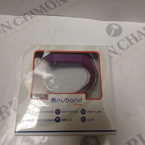 NUBAND EVOLVE SPORTS MONITOR BOXED AND SEALED