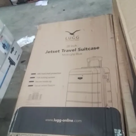 BOXED LUGG 28INCH JETSET TRAVEL SUITCASE MIDNIGHT BLUE 