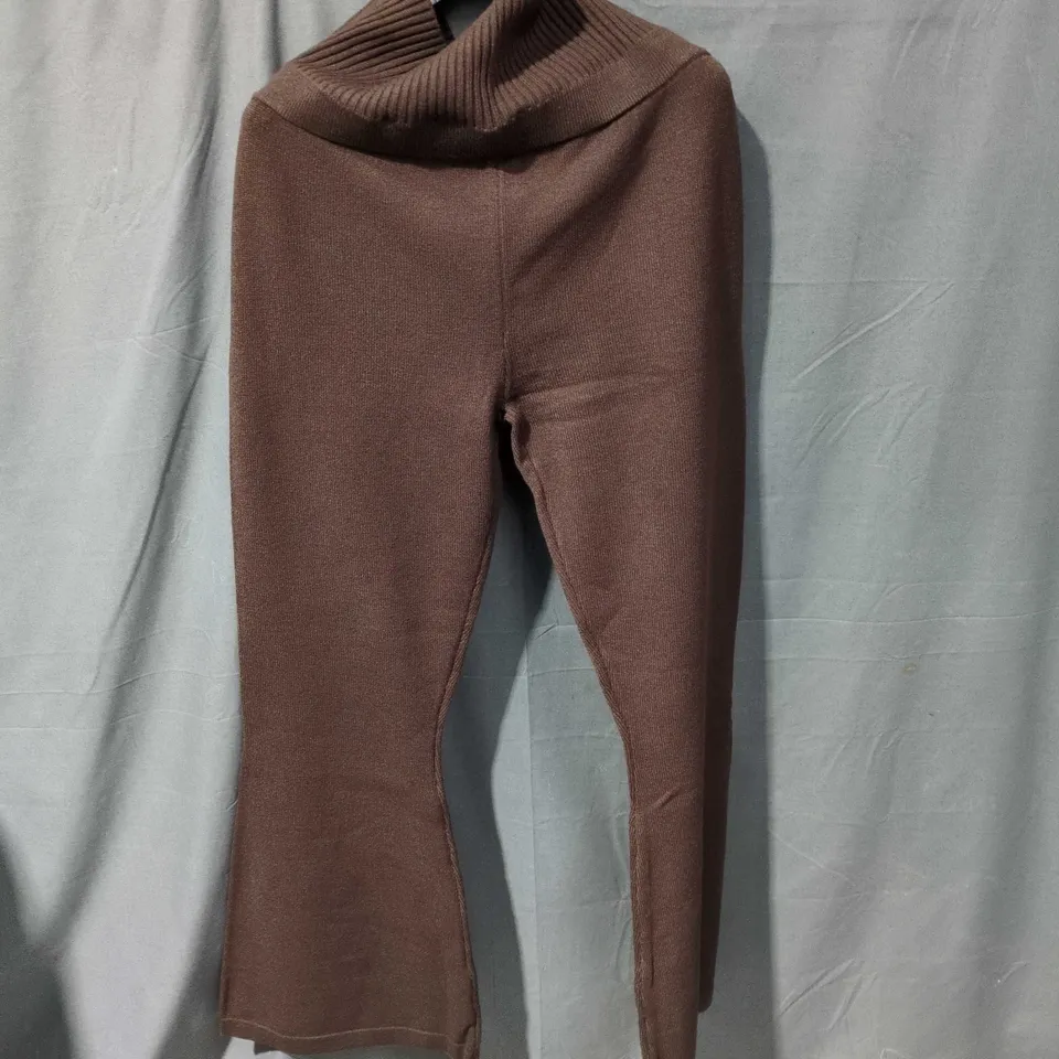 BABYBOO BROWN PORTIA KNITTED PANTS – SIZE XXL 