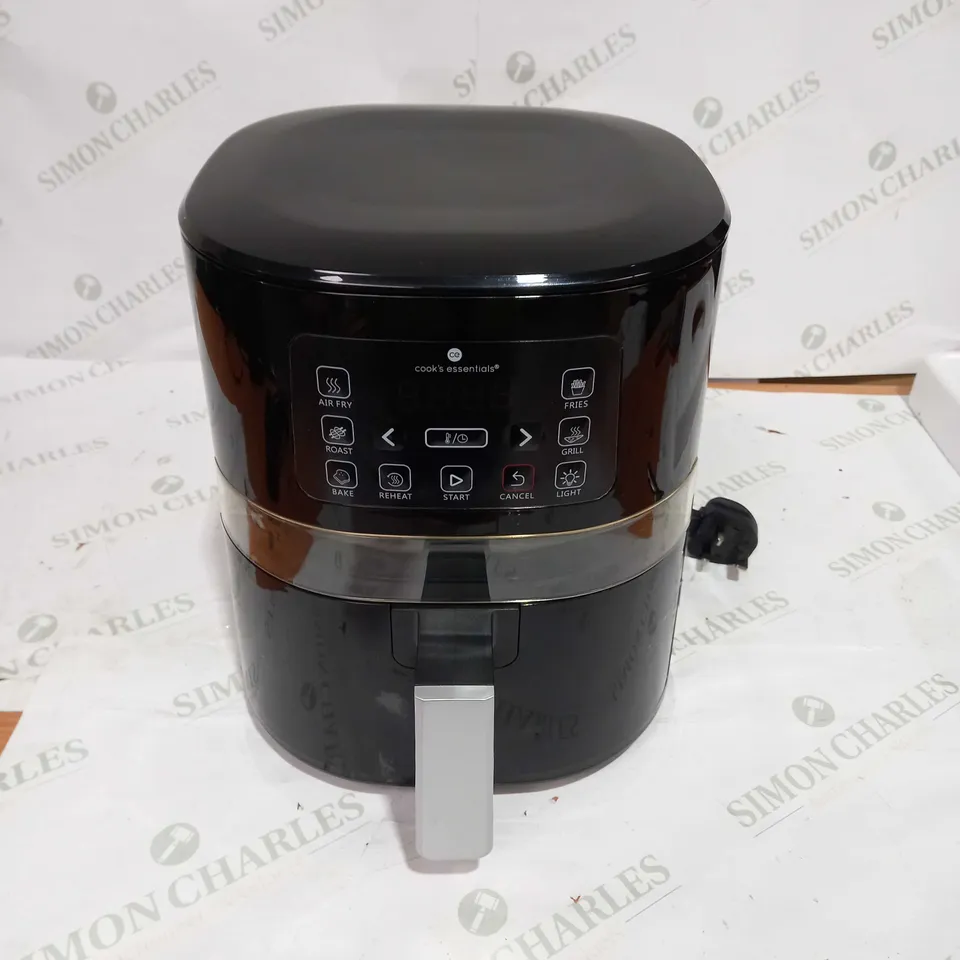 COOK'S ESSENTIALS 4.0L AIR FRYER - BLACK