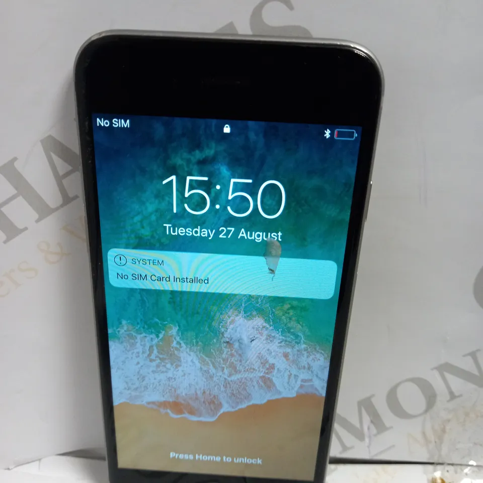 APPLE IPHONE 6S (CAPACITY UNKNOWN) SMARTPHONE MODEL: A1586