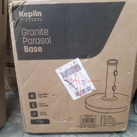 BOXED KEPLIN GRANITE PARASOL BASE