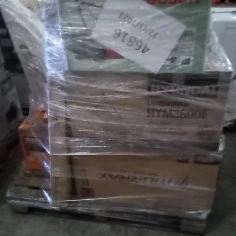 PALLET OF APPROXIMATELY 11 ASSORTED ELECTRICAL ITEMS TO INCLUDE LAWNMOWERS , ETC