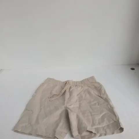 TOM'S TRUNKS BEIGE LINEN-COTTON SHORTS – MADE TO BE LIVED IN UK 40