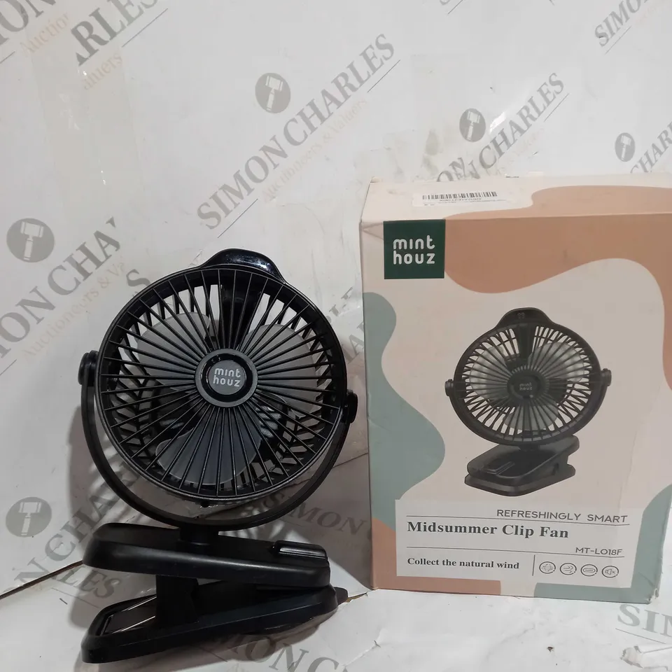 MINTHOUZ CLIP ON FAN, 4000MAH PORTABLE FAN RECHARGEABLE