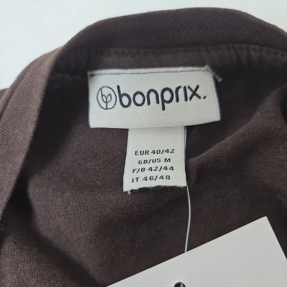 BONPRIX WOMEN'S BROWN LACE-UP FRONT DRESS, UK 12–14 (EU 40/42) – WITH TAG - WHITE MARK ON FRONT