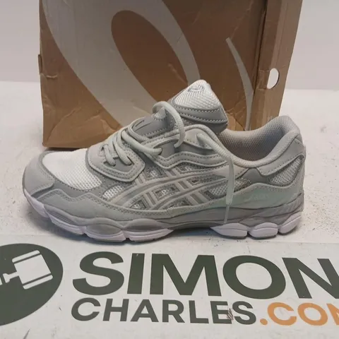 ASICS GEL-NYC GREY/WHITE SNEAKERS UK9 (US10) – BOXED