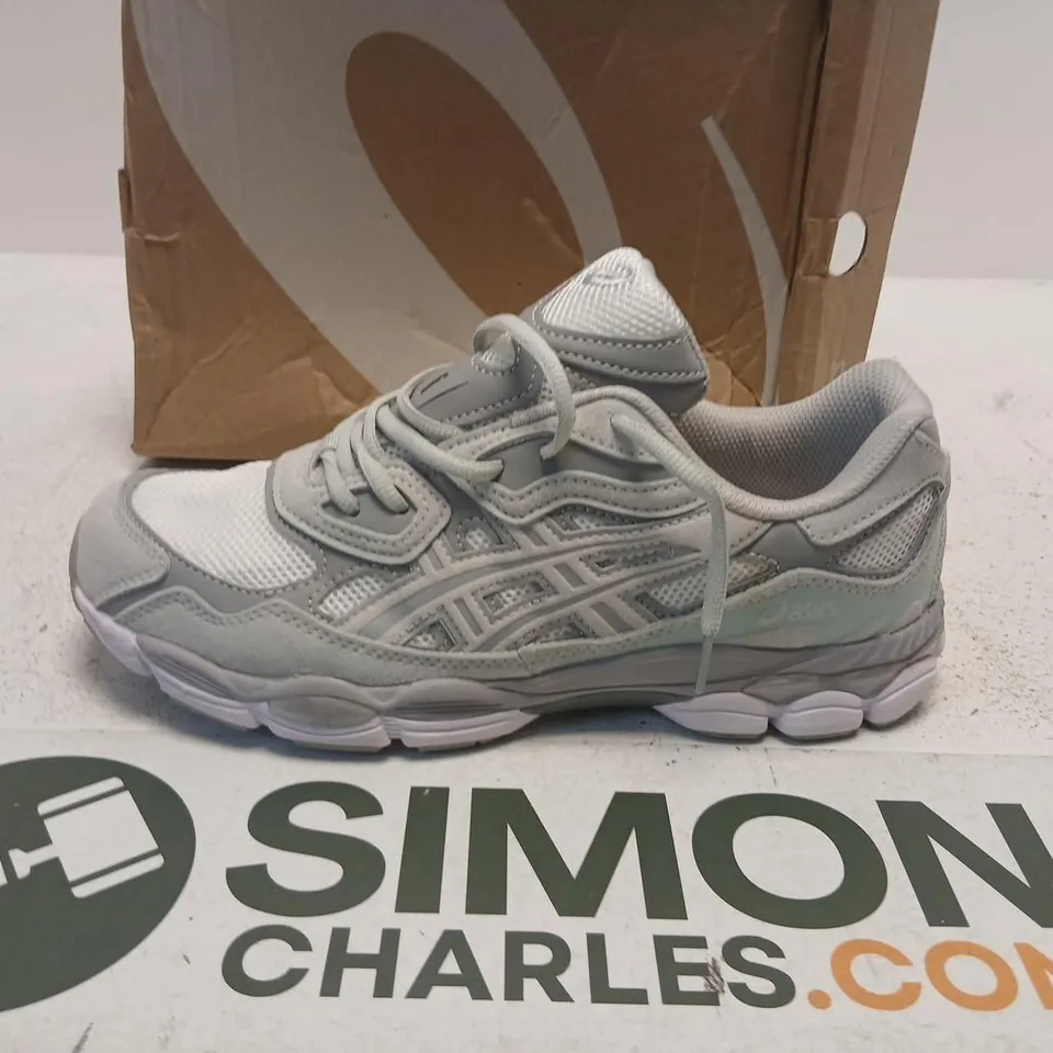 ASICS GEL-NYC GREY/WHITE SNEAKERS UK9 (US10) – BOXED