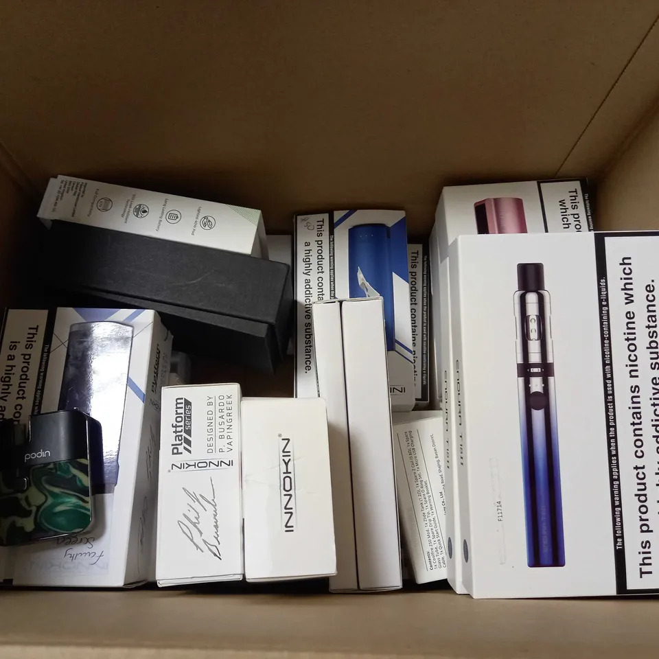 BOX OF APPROX 30 ASSORTED VAPING ACCESSORIES