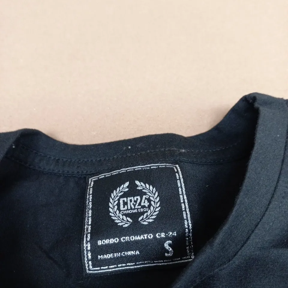 BLACK HUSTLE HARD T-SHIRT – UK S (SIZE S) 