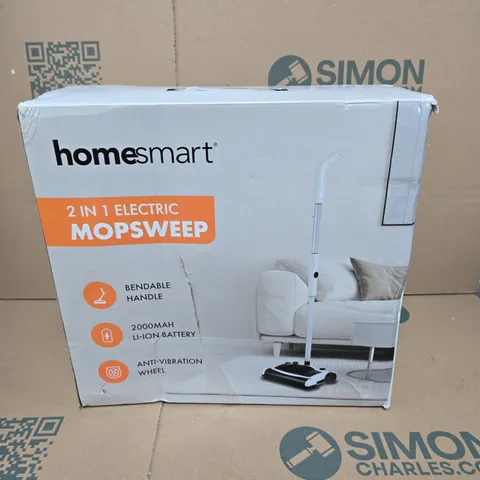HOMESMART 2-IN-1 ELECTRIC MOPSWEEP – BOXED