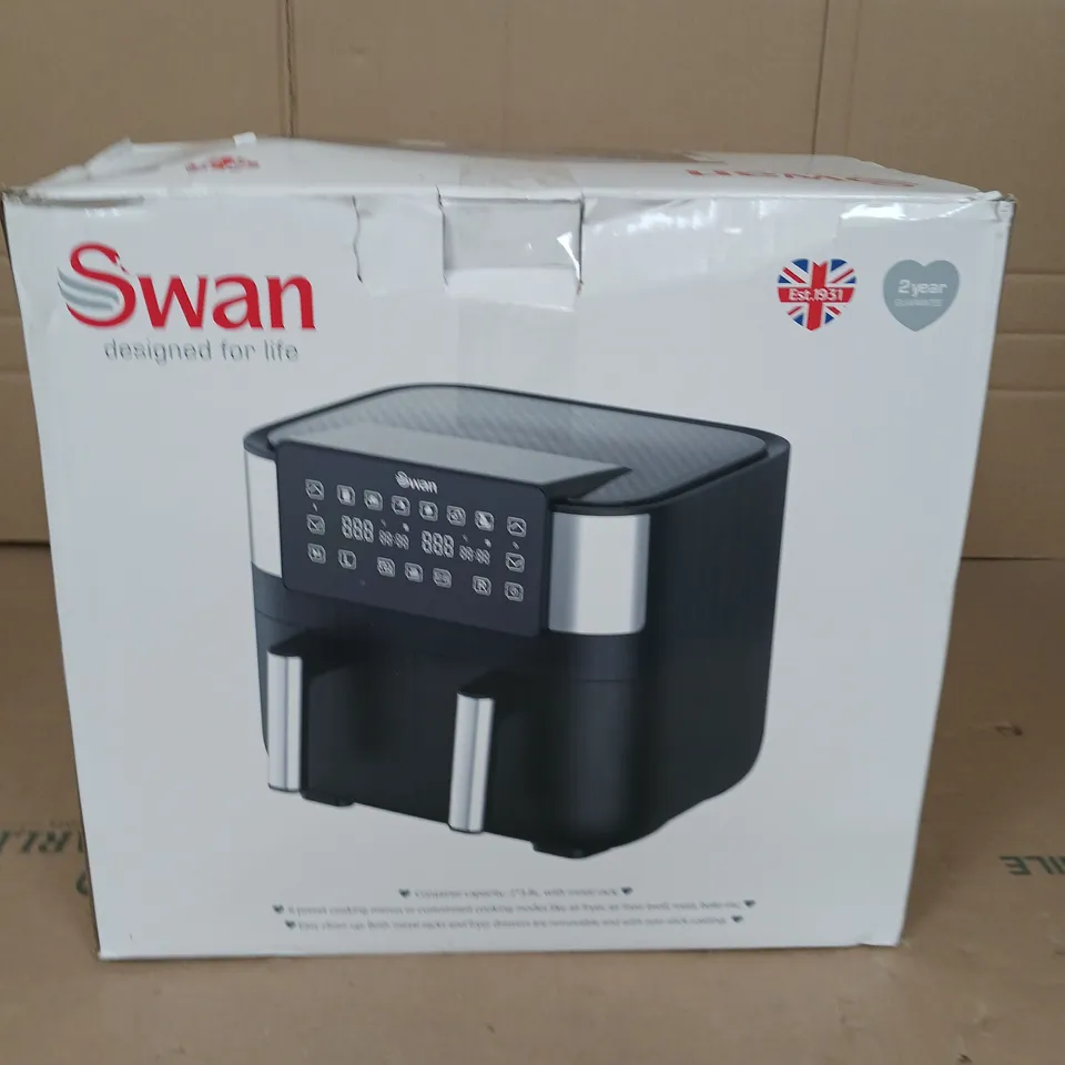 BOXED SWAN 7.6L DUAL AIR FRYER 